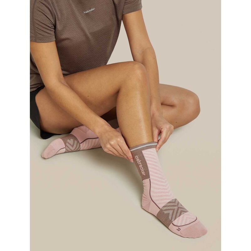 Icebreaker Womens Merino Blend Run+ Ultralight Crew Socks image number 4